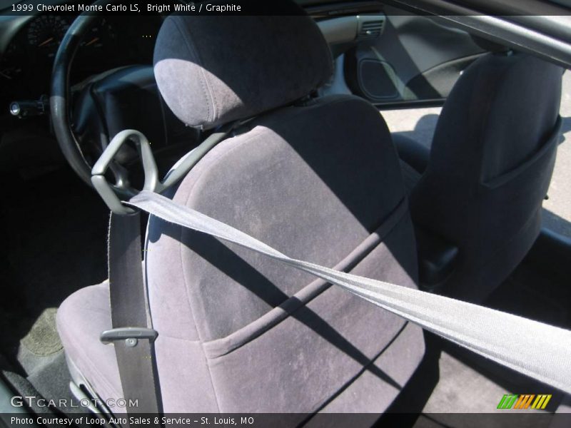 Bright White / Graphite 1999 Chevrolet Monte Carlo LS