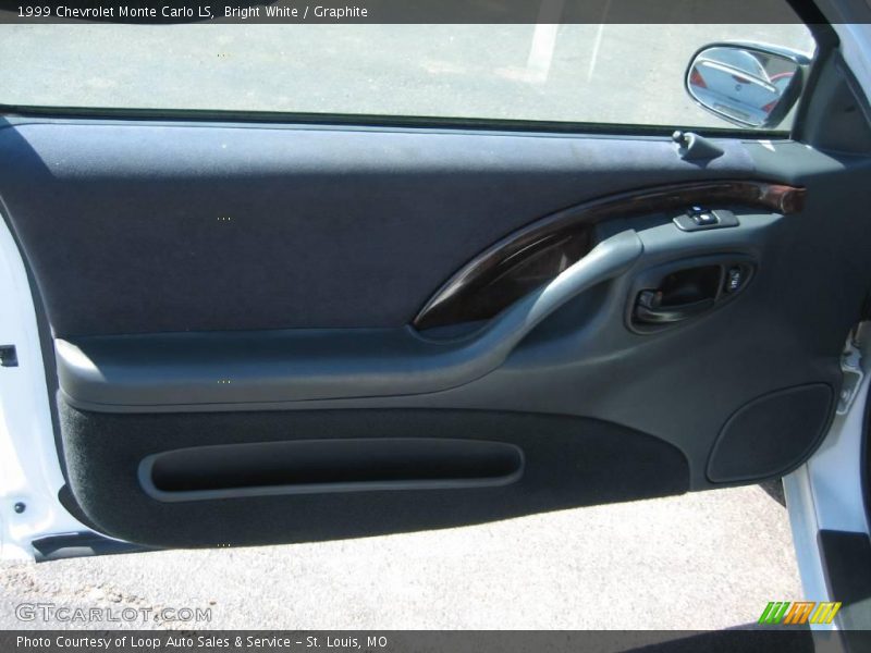 Bright White / Graphite 1999 Chevrolet Monte Carlo LS