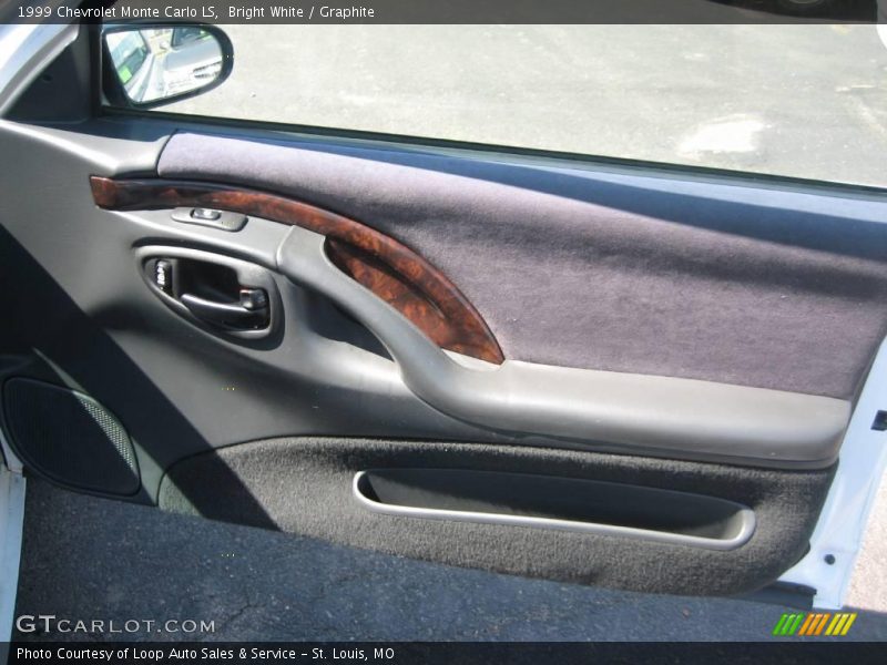 Bright White / Graphite 1999 Chevrolet Monte Carlo LS