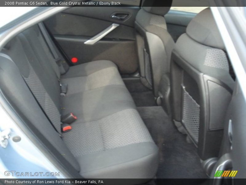 Blue Gold Crystal Metallic / Ebony Black 2008 Pontiac G6 Sedan