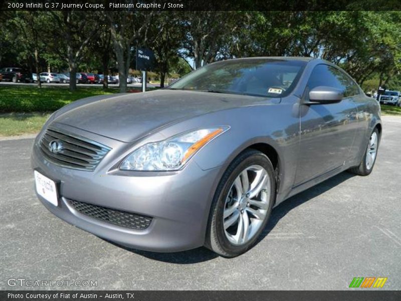 Platinum Graphite / Stone 2009 Infiniti G 37 Journey Coupe