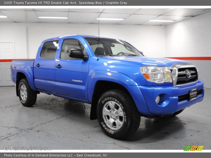 Speedway Blue / Graphite Gray 2005 Toyota Tacoma V6 TRD Double Cab 4x4