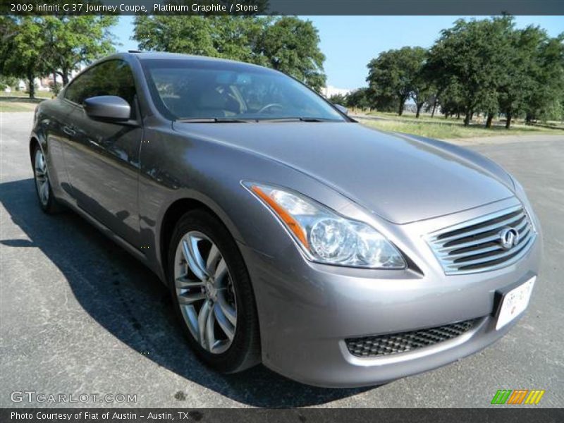Platinum Graphite / Stone 2009 Infiniti G 37 Journey Coupe