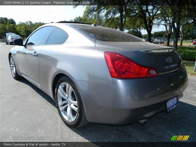 Platinum Graphite / Stone 2009 Infiniti G 37 Journey Coupe