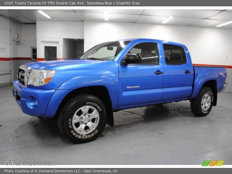 Speedway Blue / Graphite Gray 2005 Toyota Tacoma V6 TRD Double Cab 4x4