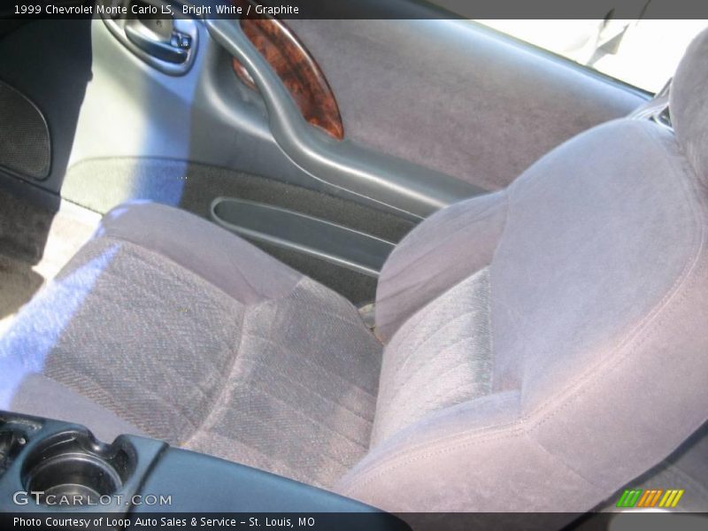 Bright White / Graphite 1999 Chevrolet Monte Carlo LS