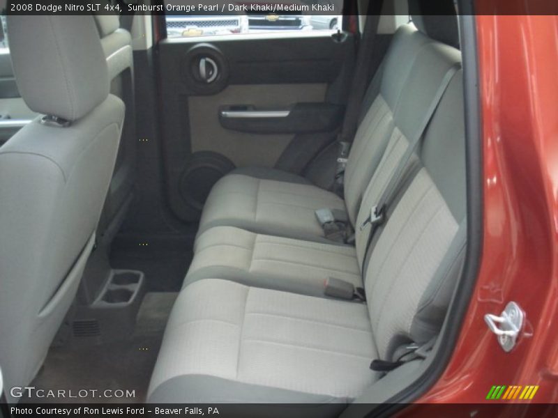 Sunburst Orange Pearl / Dark Khaki/Medium Khaki 2008 Dodge Nitro SLT 4x4