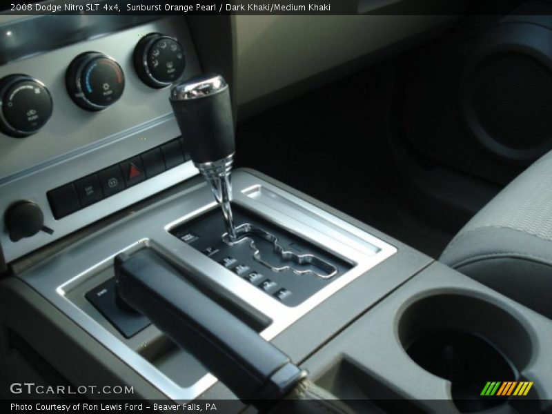 Sunburst Orange Pearl / Dark Khaki/Medium Khaki 2008 Dodge Nitro SLT 4x4