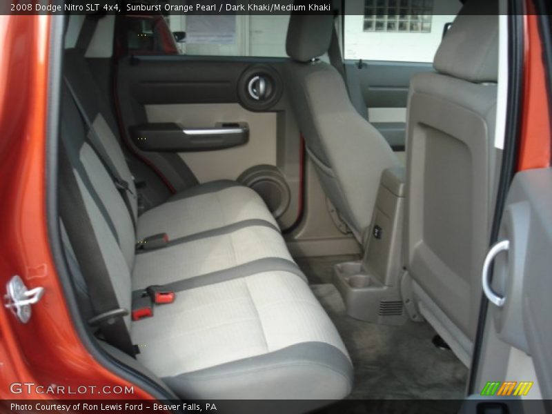 Sunburst Orange Pearl / Dark Khaki/Medium Khaki 2008 Dodge Nitro SLT 4x4