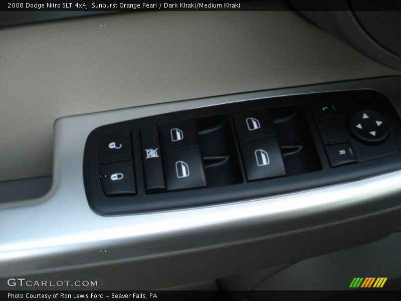 Sunburst Orange Pearl / Dark Khaki/Medium Khaki 2008 Dodge Nitro SLT 4x4