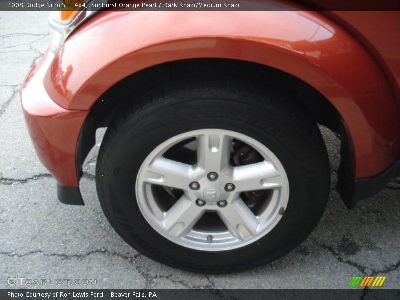 Sunburst Orange Pearl / Dark Khaki/Medium Khaki 2008 Dodge Nitro SLT 4x4
