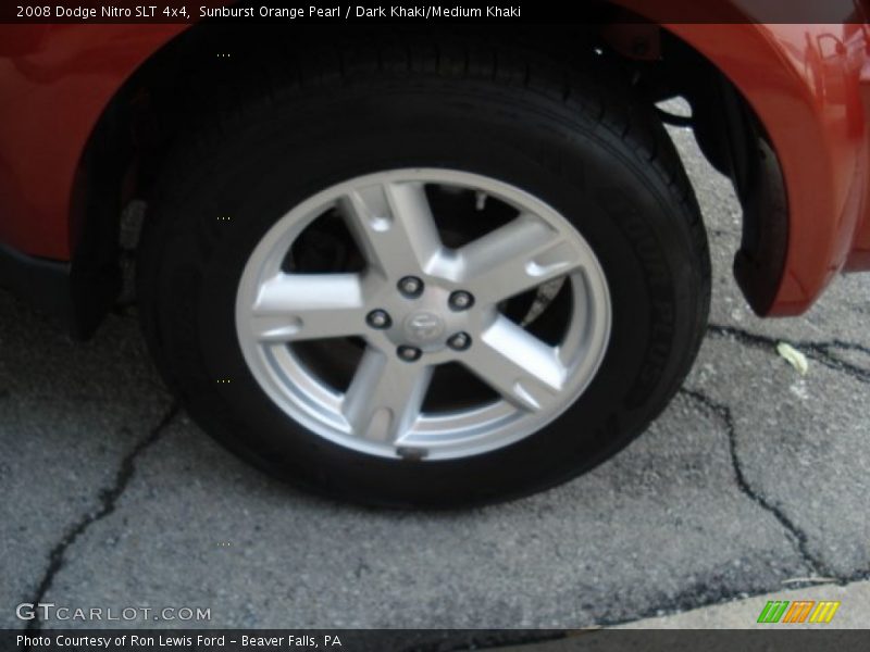 Sunburst Orange Pearl / Dark Khaki/Medium Khaki 2008 Dodge Nitro SLT 4x4