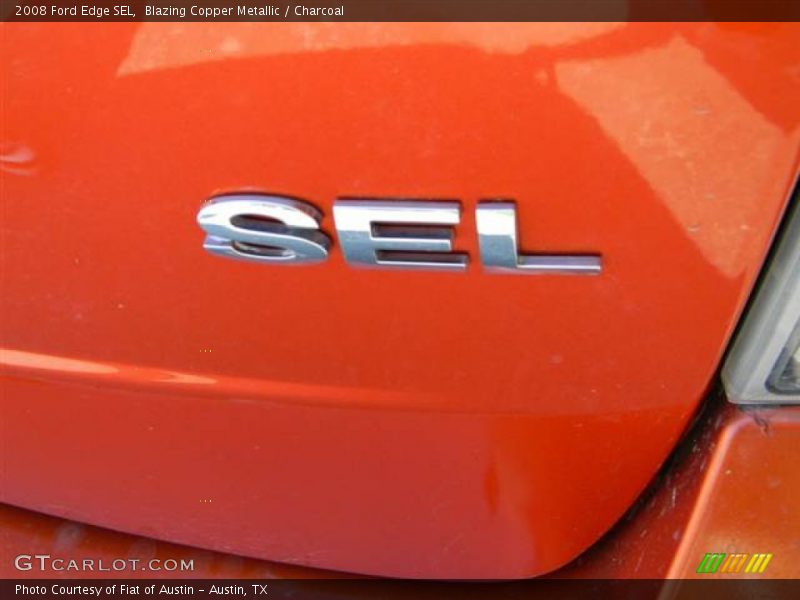 Blazing Copper Metallic / Charcoal 2008 Ford Edge SEL