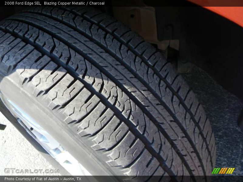 Blazing Copper Metallic / Charcoal 2008 Ford Edge SEL