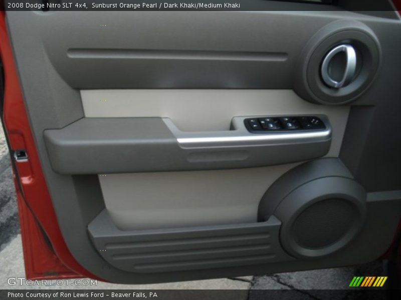 Sunburst Orange Pearl / Dark Khaki/Medium Khaki 2008 Dodge Nitro SLT 4x4