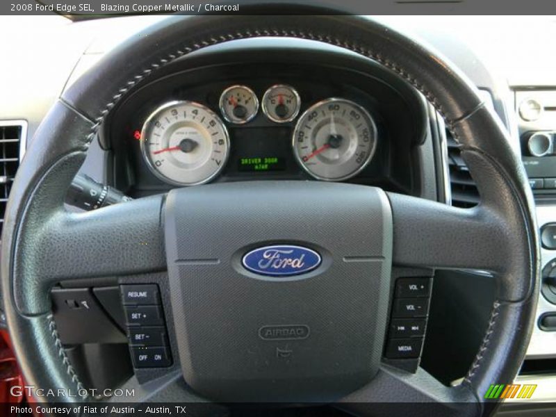 Blazing Copper Metallic / Charcoal 2008 Ford Edge SEL