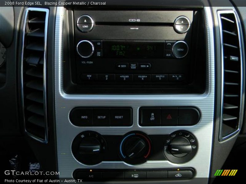 Blazing Copper Metallic / Charcoal 2008 Ford Edge SEL