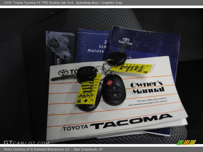 Speedway Blue / Graphite Gray 2005 Toyota Tacoma V6 TRD Double Cab 4x4