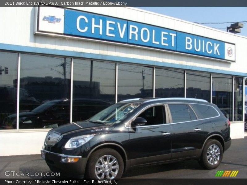 Carbon Black Metallic / Ebony/Ebony 2011 Buick Enclave CXL AWD