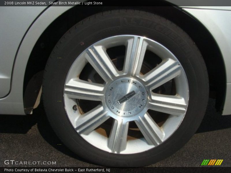 Silver Birch Metallic / Light Stone 2008 Lincoln MKZ Sedan