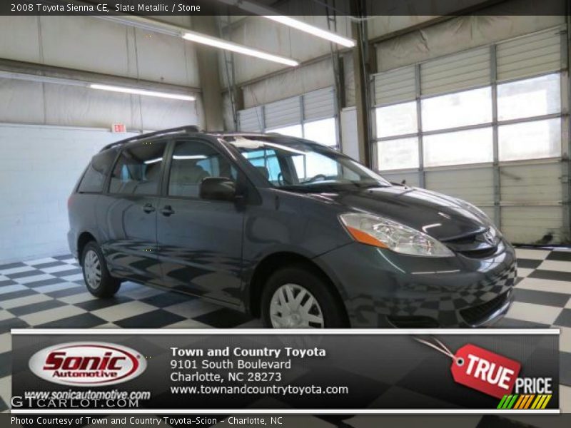 Slate Metallic / Stone 2008 Toyota Sienna CE