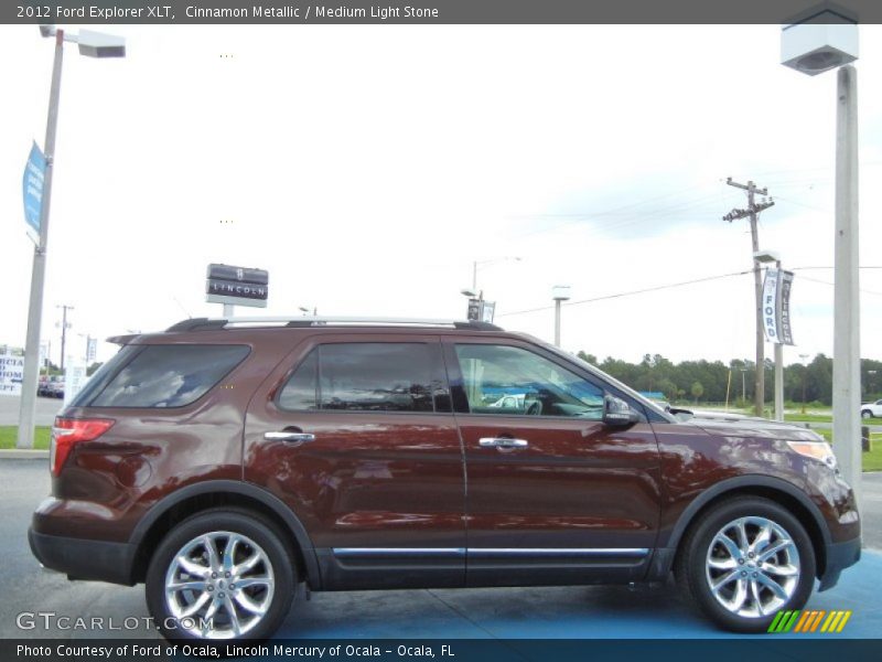 Cinnamon Metallic / Medium Light Stone 2012 Ford Explorer XLT