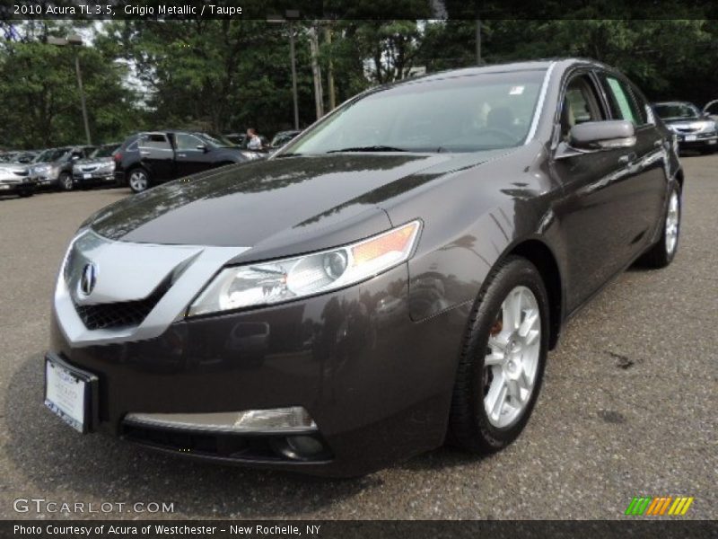 Grigio Metallic / Taupe 2010 Acura TL 3.5
