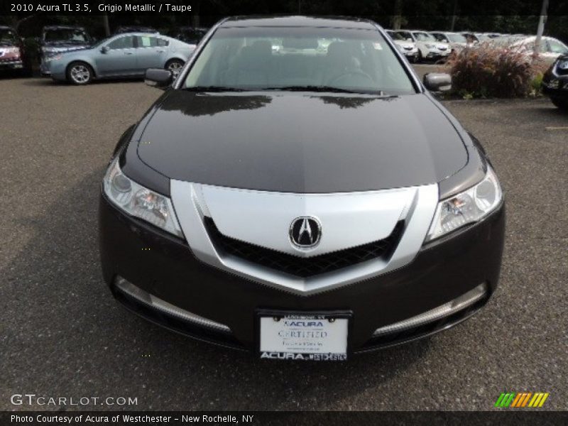 Grigio Metallic / Taupe 2010 Acura TL 3.5