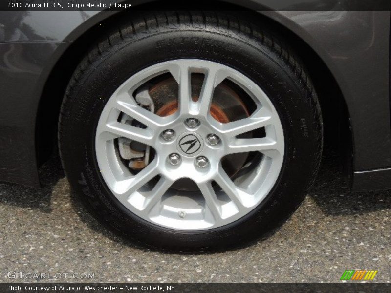 Grigio Metallic / Taupe 2010 Acura TL 3.5