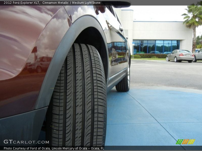 Cinnamon Metallic / Medium Light Stone 2012 Ford Explorer XLT