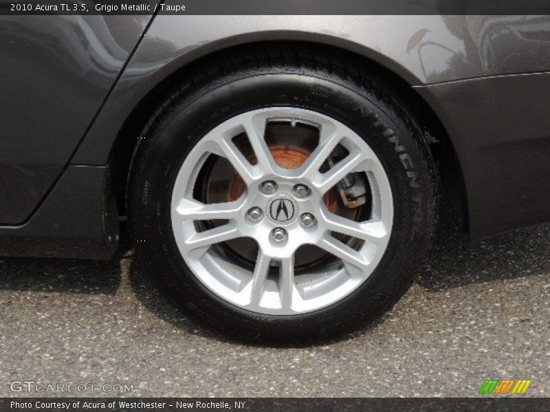 Grigio Metallic / Taupe 2010 Acura TL 3.5