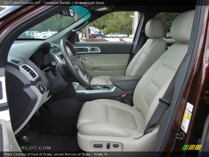 Cinnamon Metallic / Medium Light Stone 2012 Ford Explorer XLT