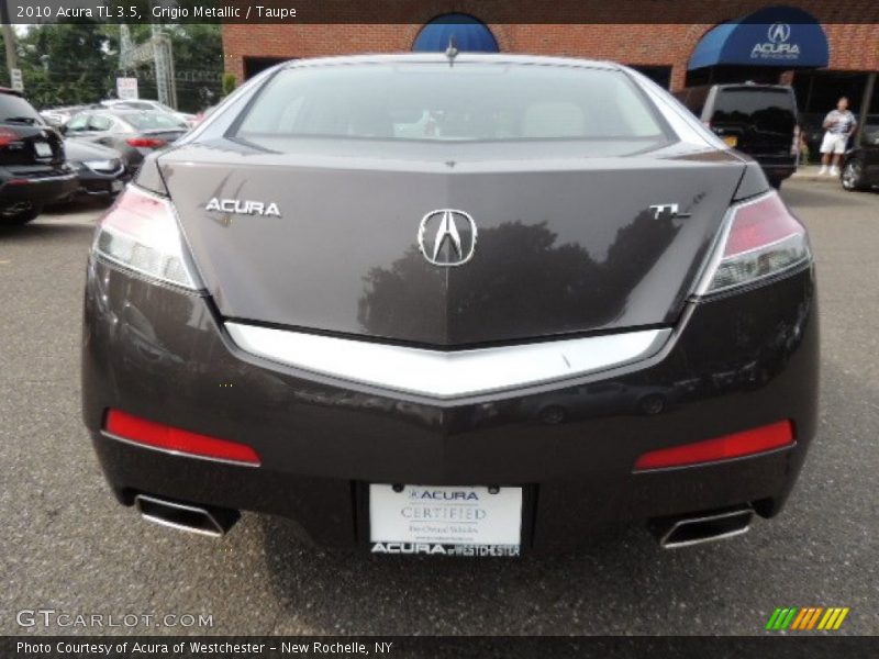 Grigio Metallic / Taupe 2010 Acura TL 3.5