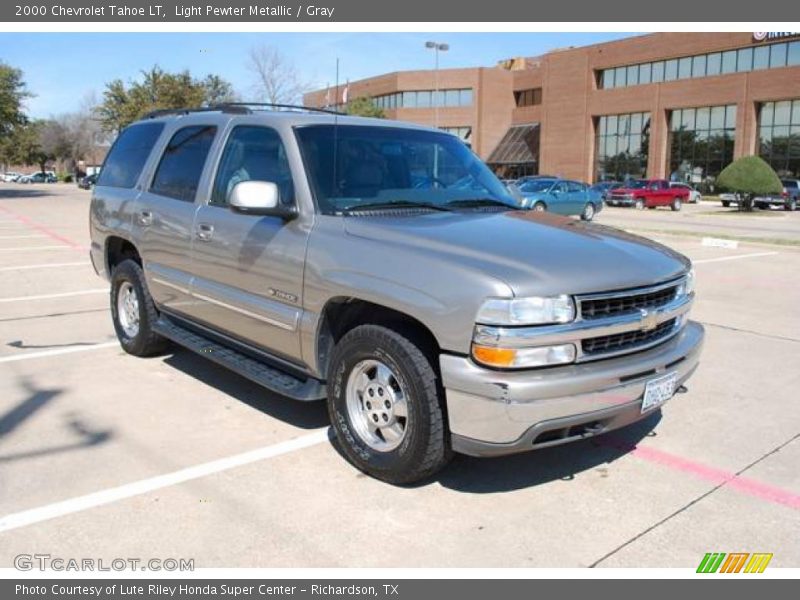 Light Pewter Metallic / Gray 2000 Chevrolet Tahoe LT