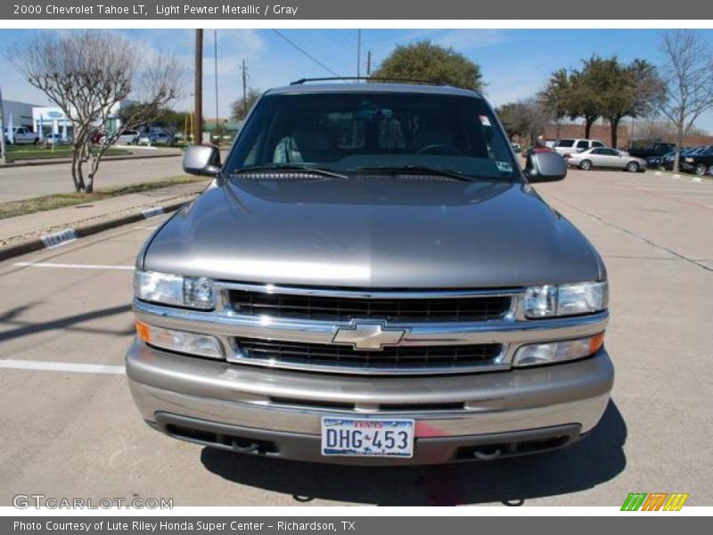 Light Pewter Metallic / Gray 2000 Chevrolet Tahoe LT