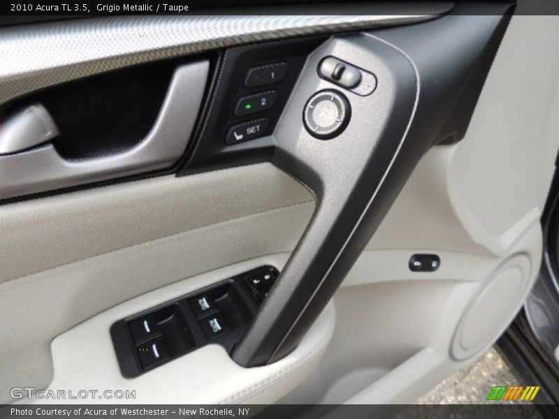 Grigio Metallic / Taupe 2010 Acura TL 3.5