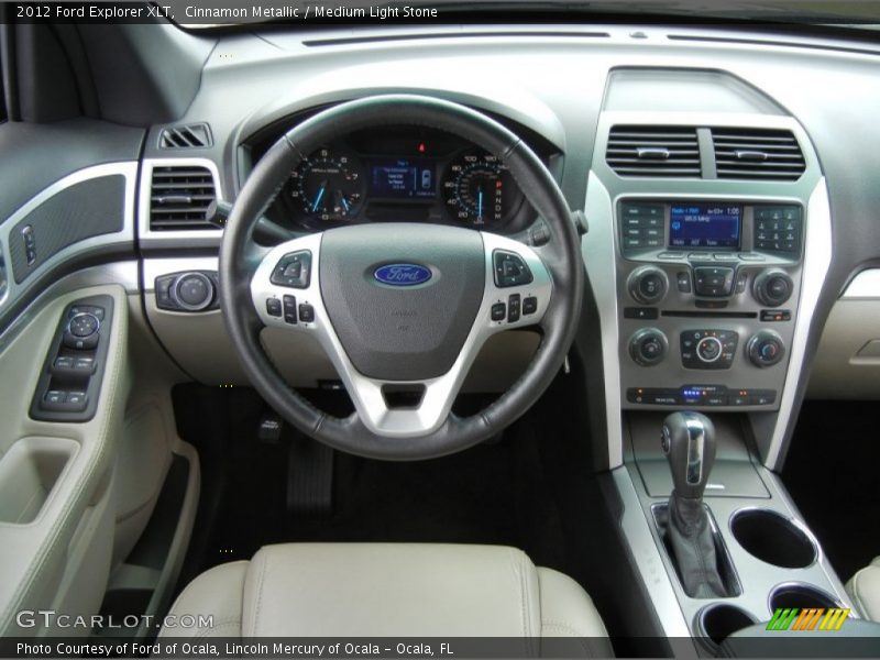Cinnamon Metallic / Medium Light Stone 2012 Ford Explorer XLT