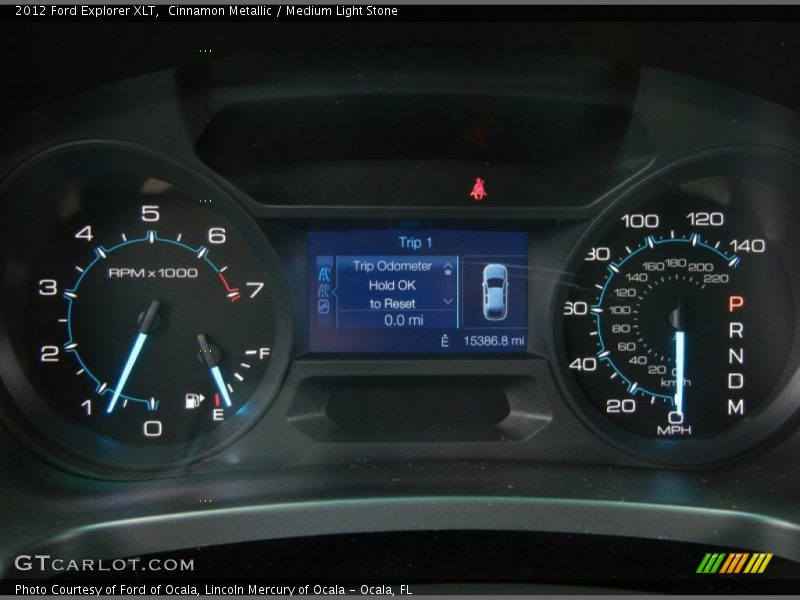 Cinnamon Metallic / Medium Light Stone 2012 Ford Explorer XLT