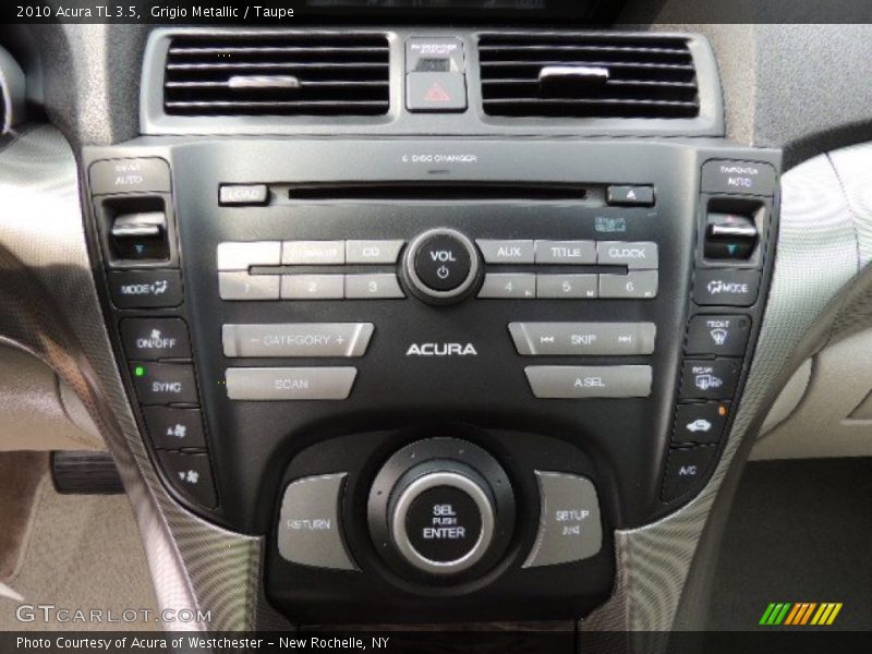 Grigio Metallic / Taupe 2010 Acura TL 3.5