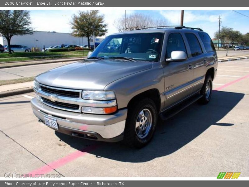 Light Pewter Metallic / Gray 2000 Chevrolet Tahoe LT