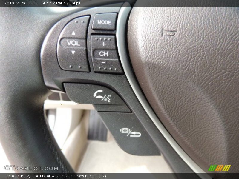 Grigio Metallic / Taupe 2010 Acura TL 3.5