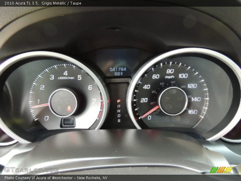 Grigio Metallic / Taupe 2010 Acura TL 3.5