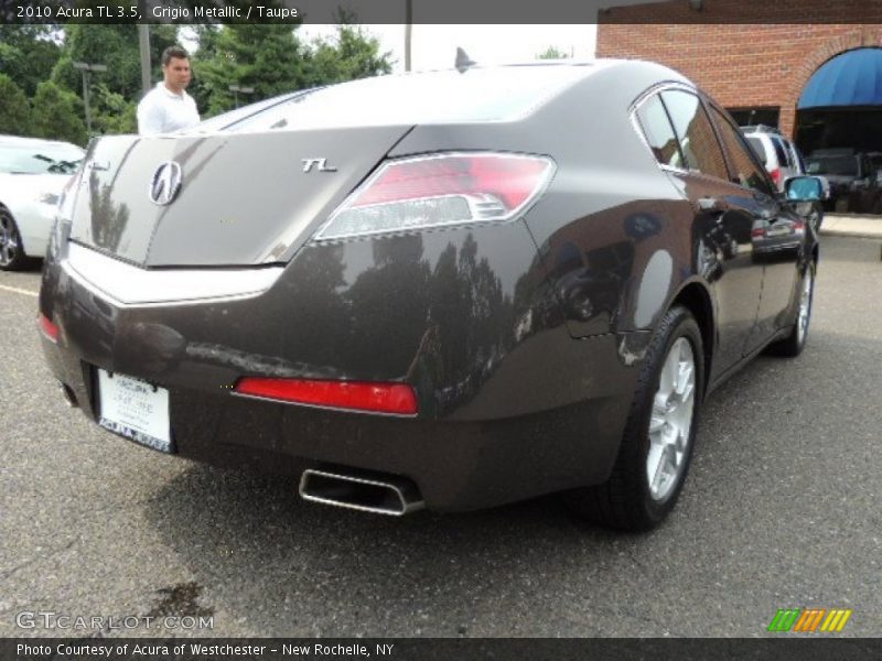 Grigio Metallic / Taupe 2010 Acura TL 3.5