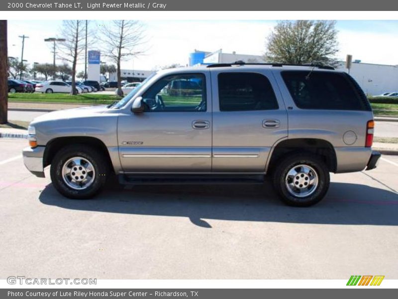 Light Pewter Metallic / Gray 2000 Chevrolet Tahoe LT