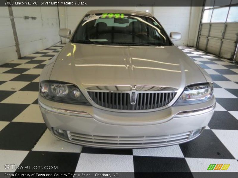 Silver Birch Metallic / Black 2003 Lincoln LS V6