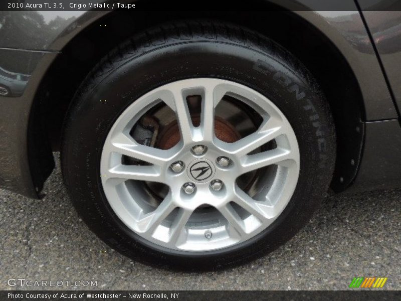 Grigio Metallic / Taupe 2010 Acura TL 3.5