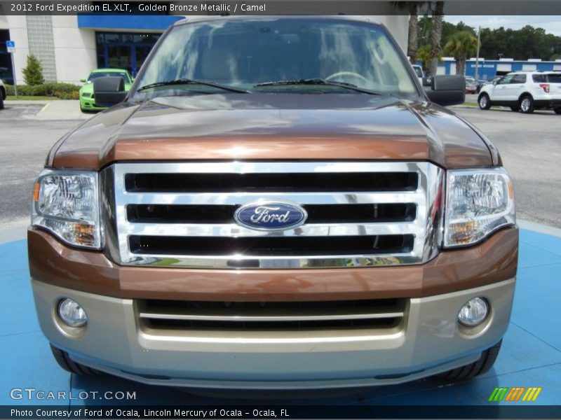 Golden Bronze Metallic / Camel 2012 Ford Expedition EL XLT