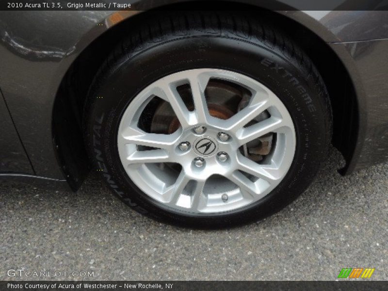 Grigio Metallic / Taupe 2010 Acura TL 3.5