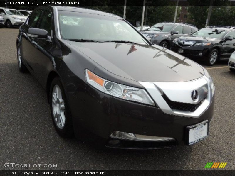 Grigio Metallic / Taupe 2010 Acura TL 3.5