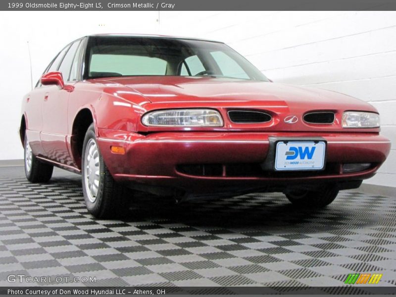 Crimson Metallic / Gray 1999 Oldsmobile Eighty-Eight LS